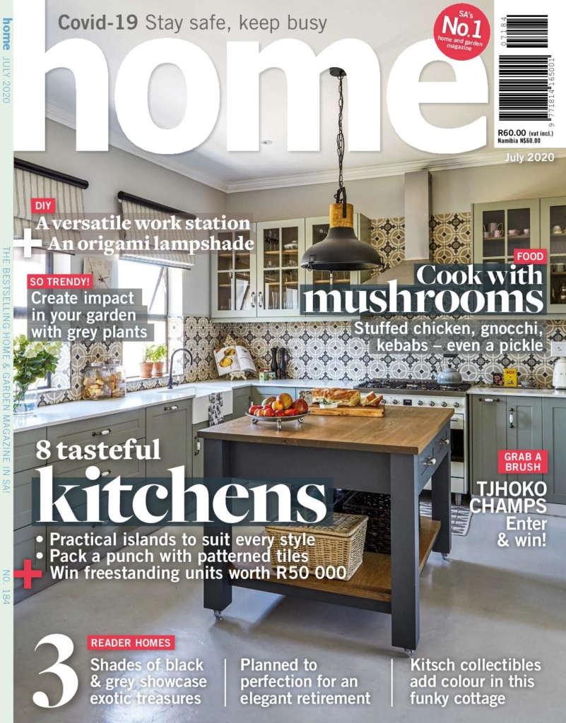 Tjhoko features in the Home Magazine July 2020